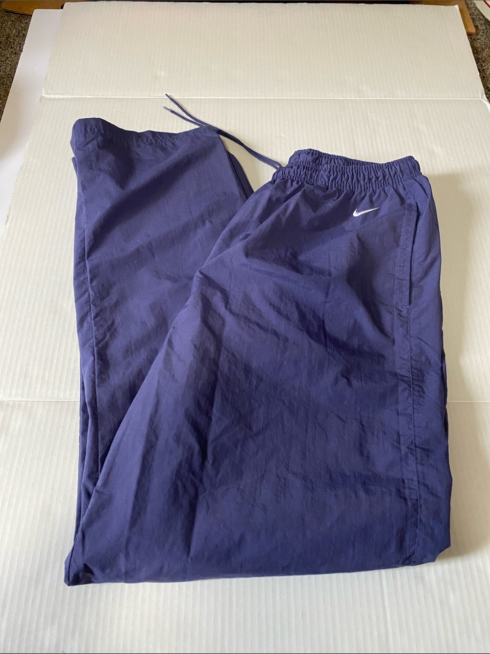 Y2K Nike Girls XL (16-18) Blue Track Pants